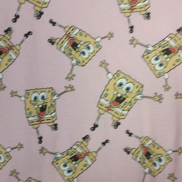 Nickelodeon SpongeBob SquarePants Pink S/S Graphic Tee - Men's L - Picture 2 of 4